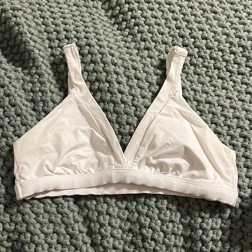 White bikini top